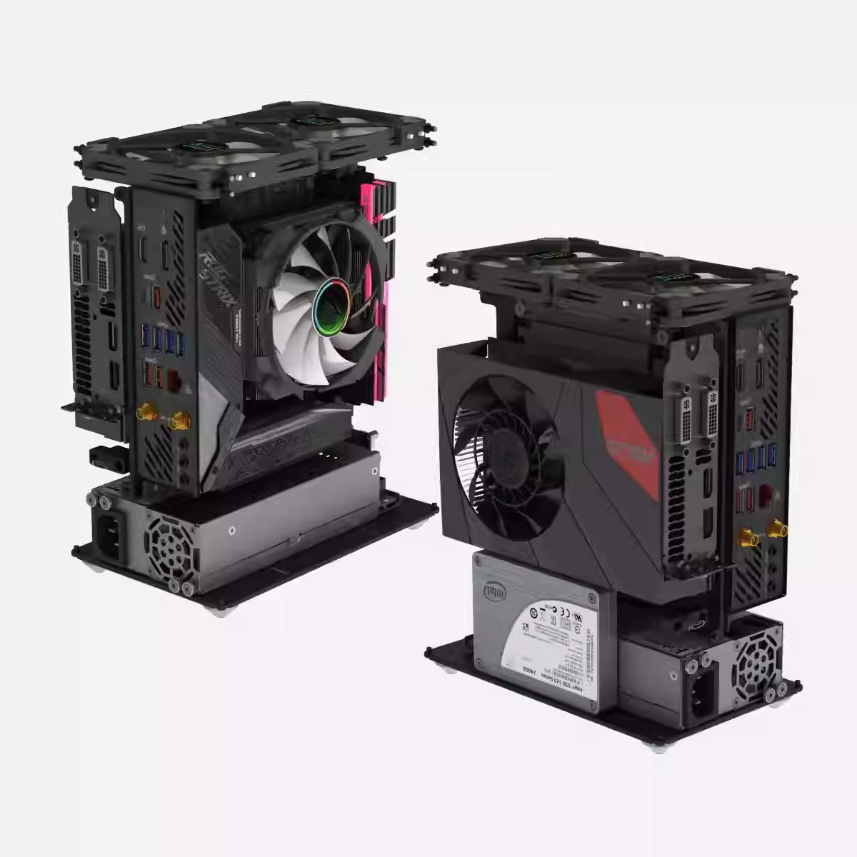 هيكل كمبيوتر صغير بحجم A4 من ن - مراجعة Sff Mini Itx Cnc Aluminum Chassis وسعره