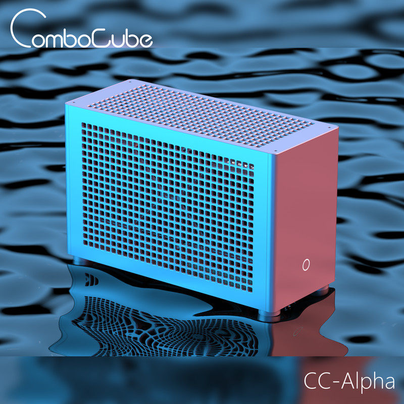 علبة كمبيوتر كومبو كيوب سي سي- - مراجعة Sff Mini Itx Cnc Aluminum Chassis وسعره
