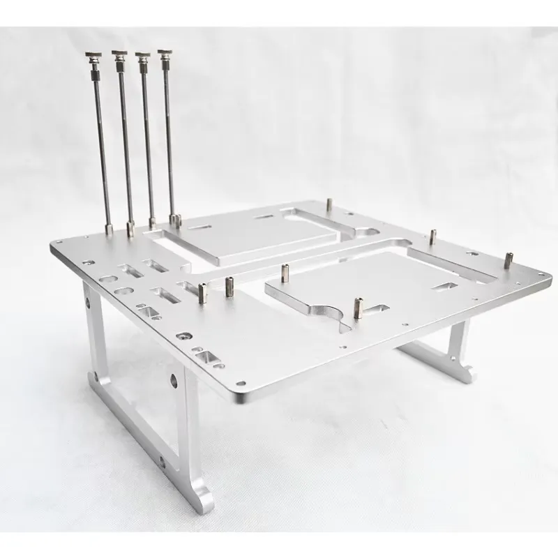 هيكل اختبار MATX مفتوح الإطار  - مراجعة Aluminum Open Frame Test Bench Water Cooling وسعره
